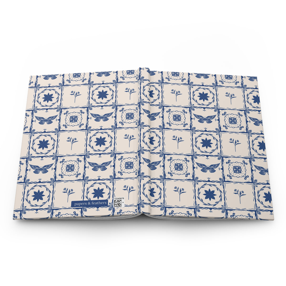 Everything in Blue Hardcover Journal