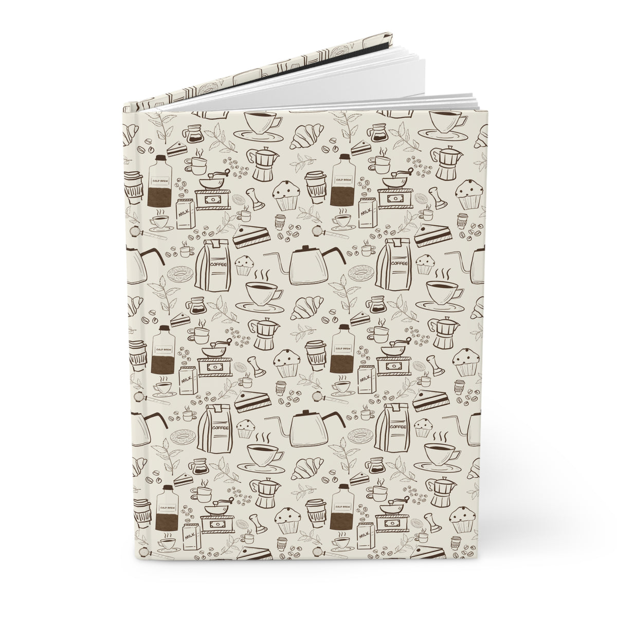 Coffee lovers Hardcover Journal