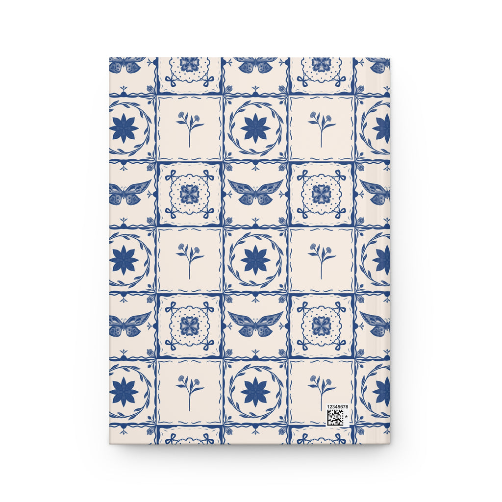 Every thing in blue Hardcover Journal