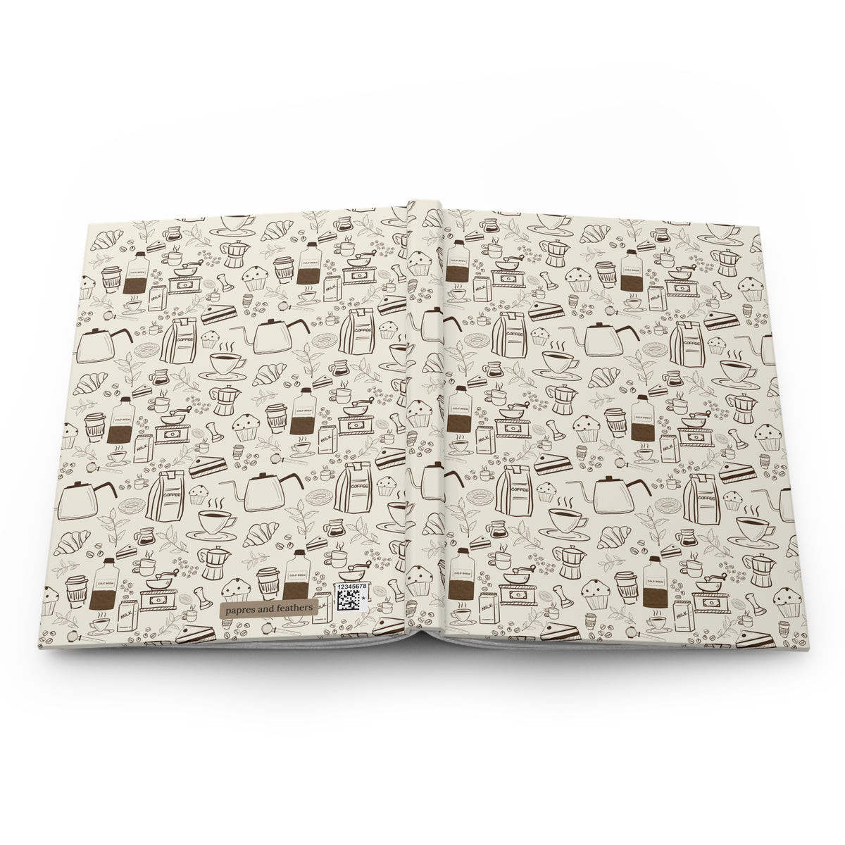 Coffee lovers Hardcover Journal