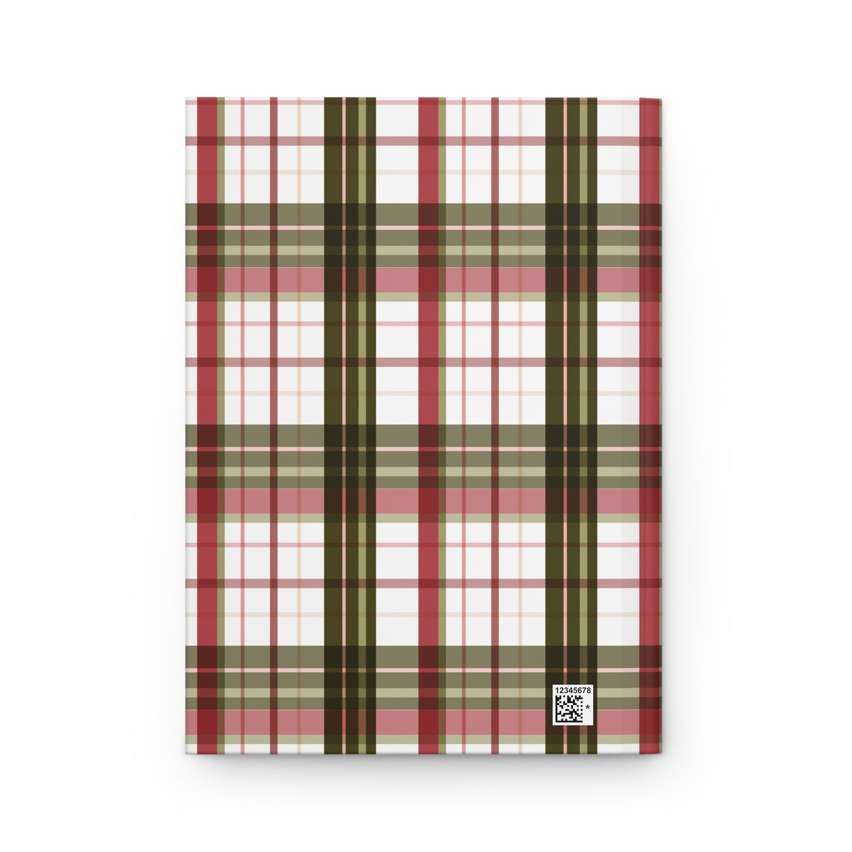 Cozy Plaid Hardcover Journal