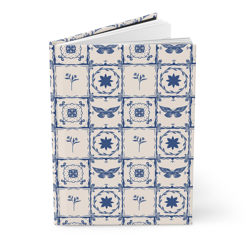 Every thing in blue Hardcover Journal