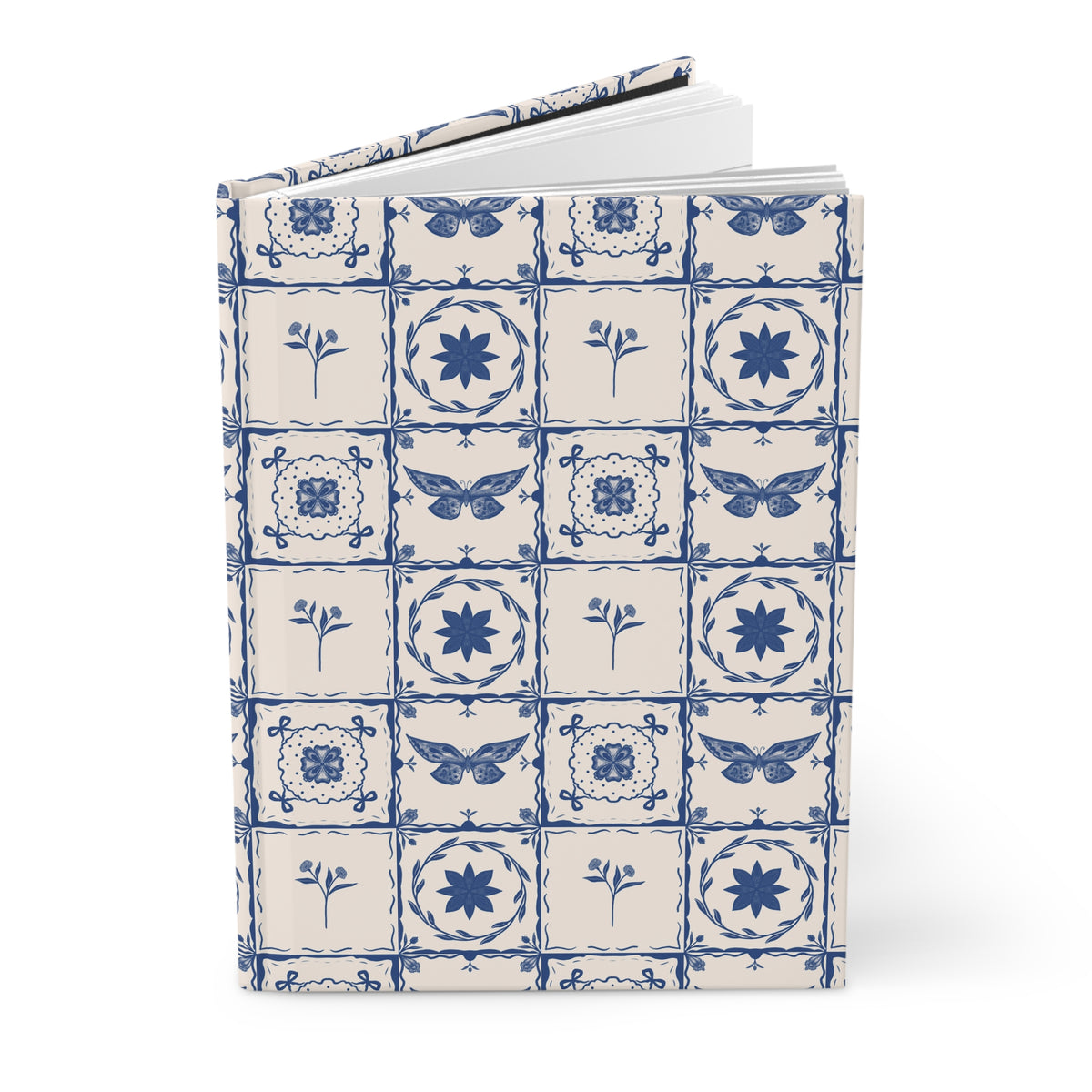 Every thing in blue Hardcover Journal