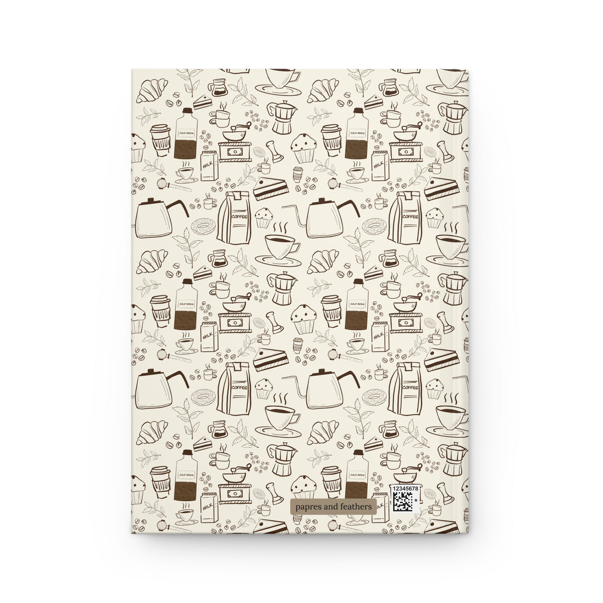 Coffee lovers Hardcover Journal