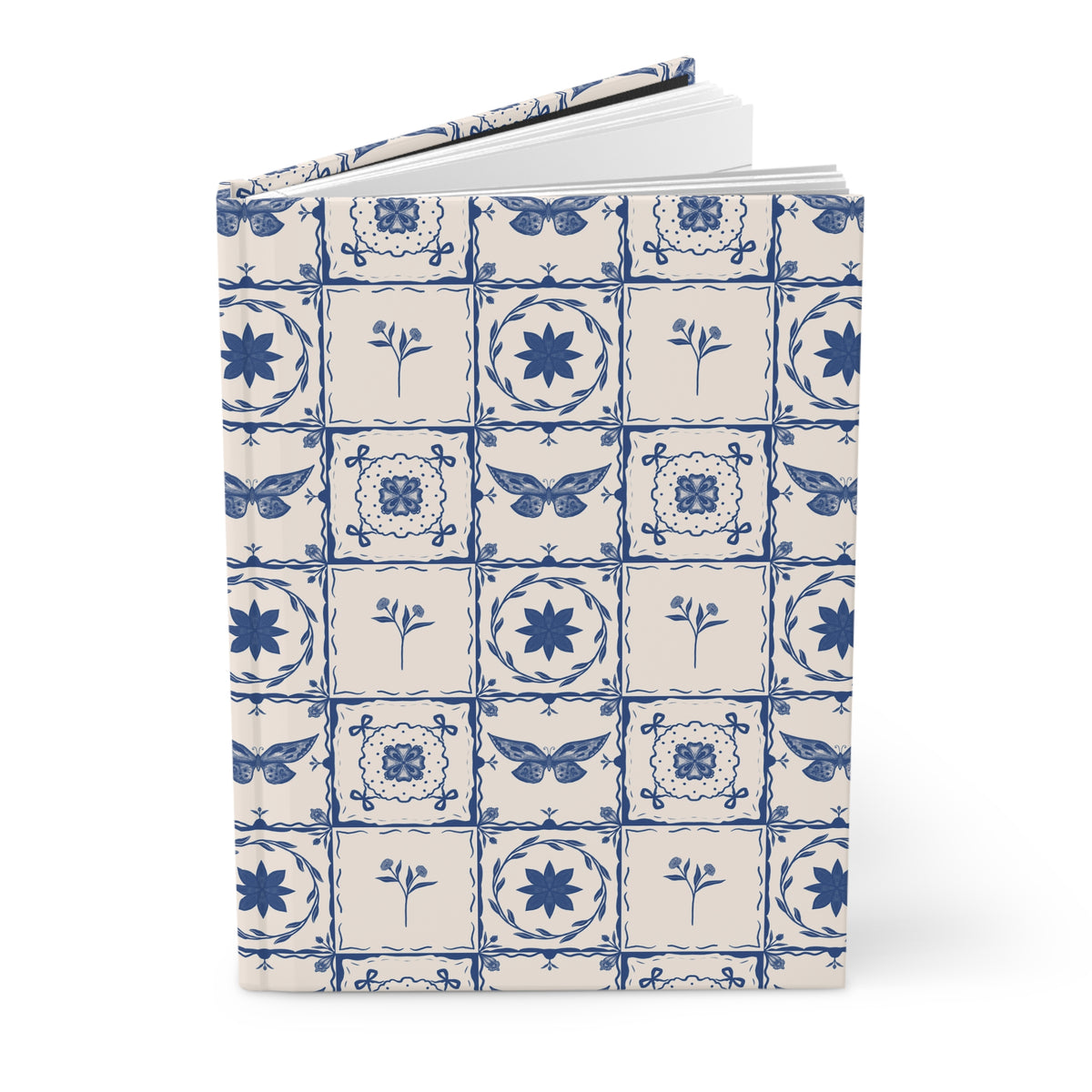 Every thing in blue Hardcover Journal