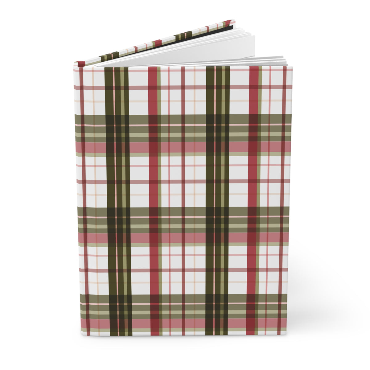 Cozy Plaid Hardcover Journal