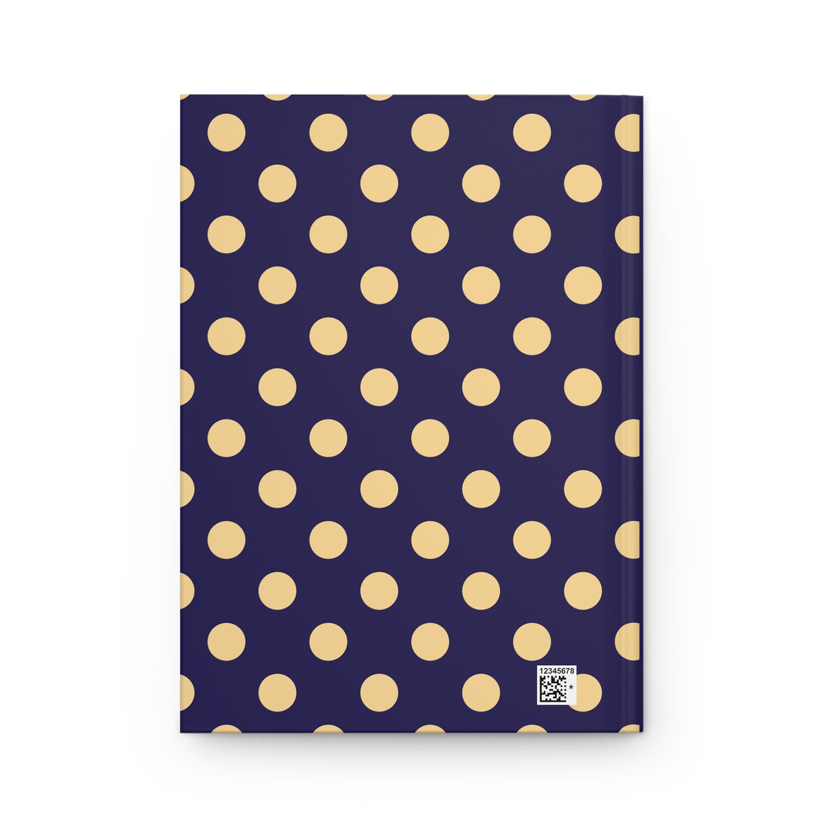 Navy & Gold Polka Dot Journal