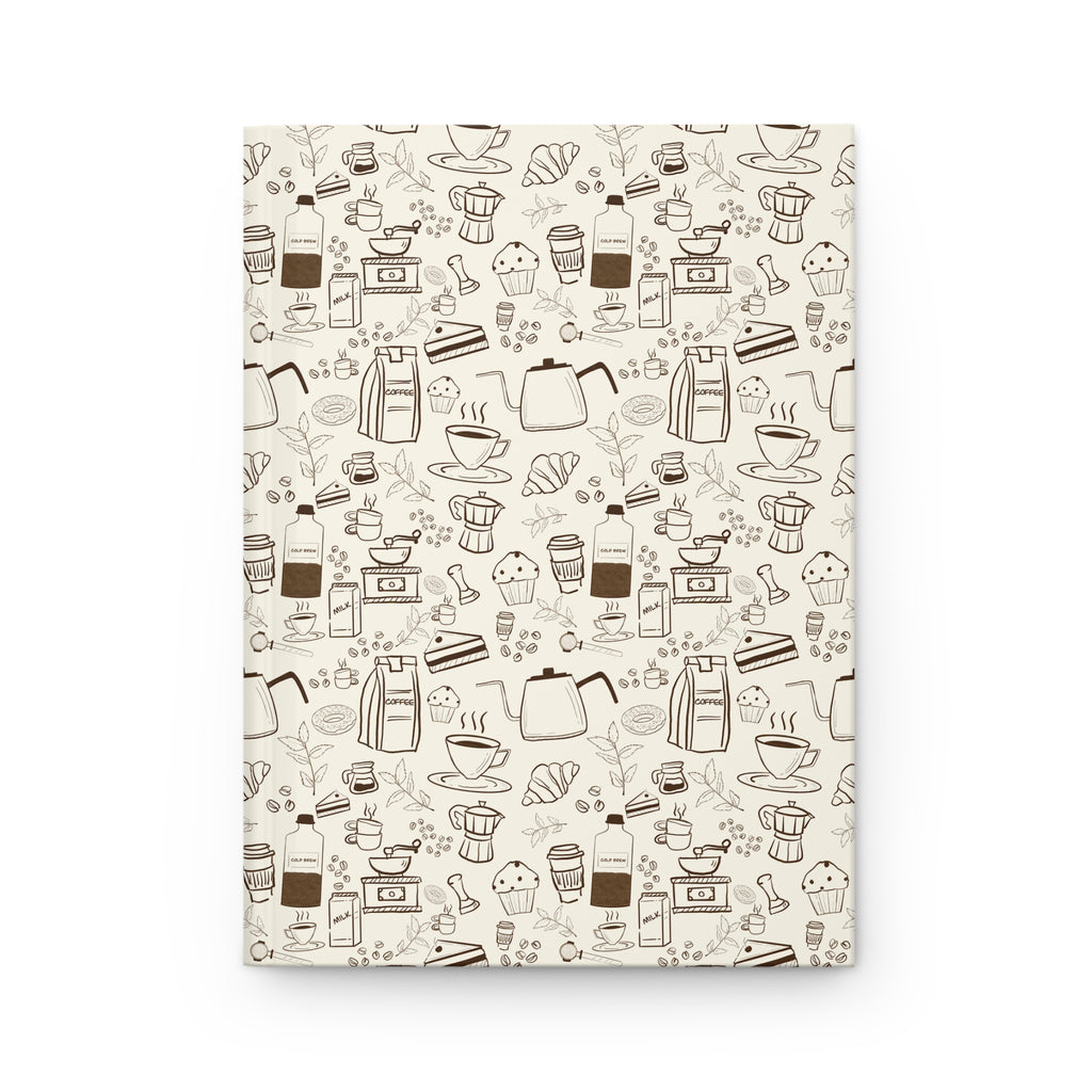 Coffee lovers Hardcover Journal
