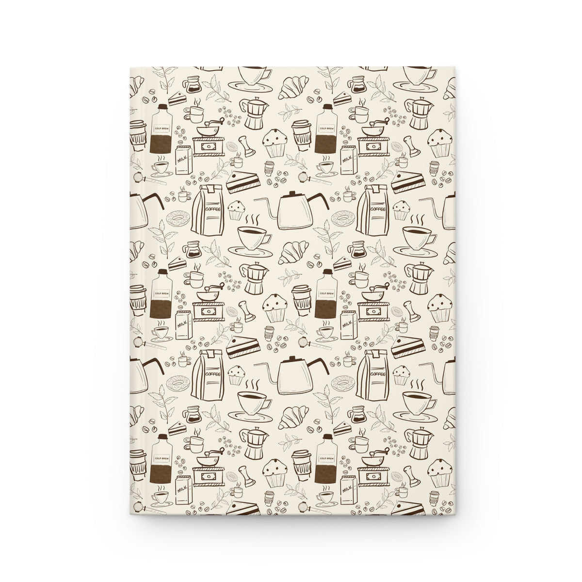 Coffee lovers Hardcover Journal