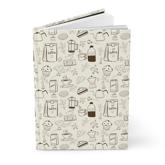 Coffee Lovers Hardcover Journal