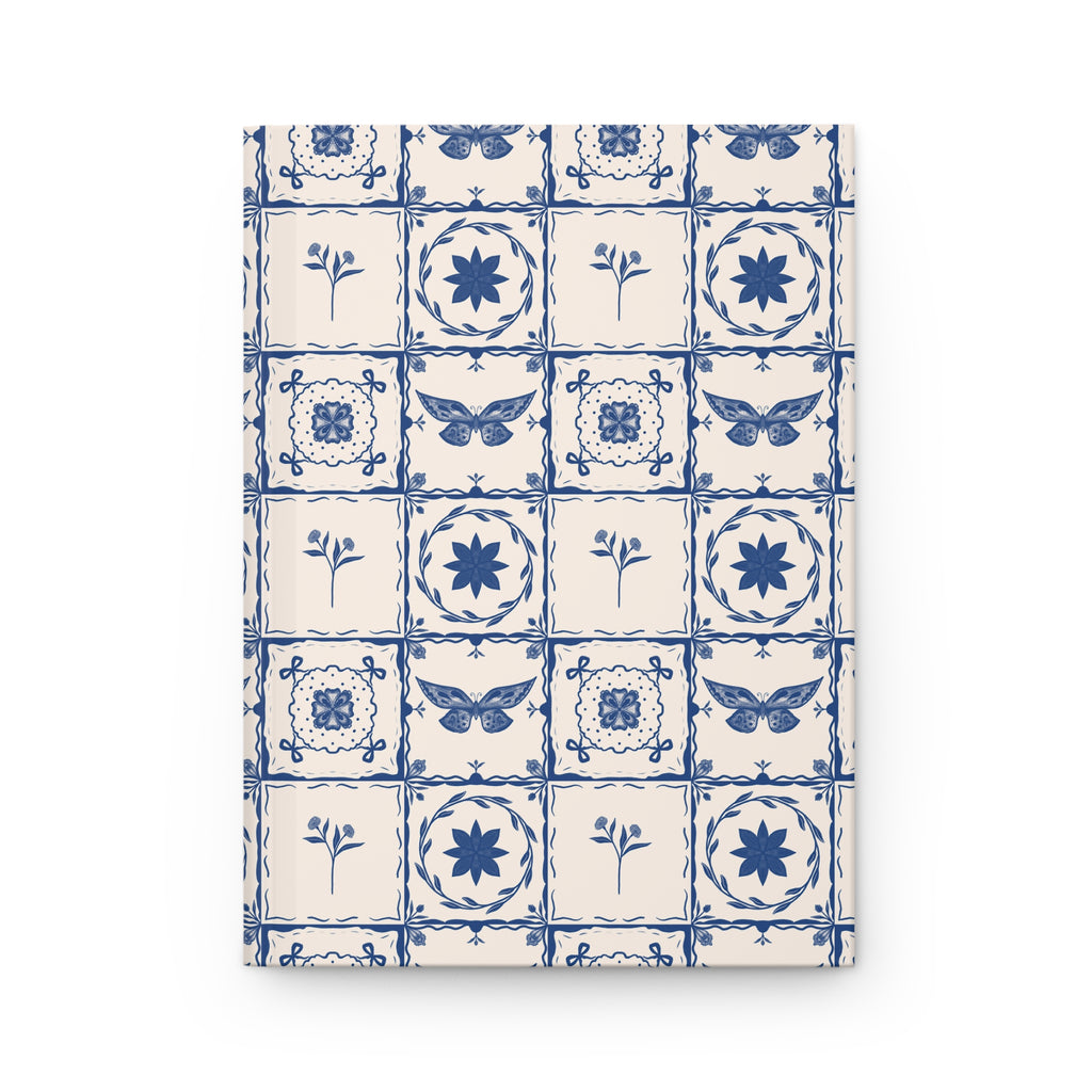 Every thing in blue Hardcover Journal