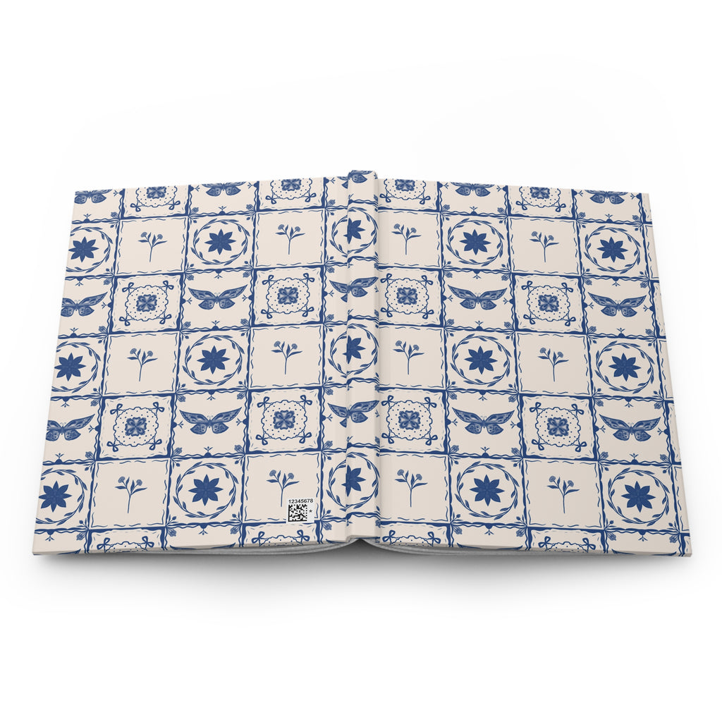 Every thing in blue Hardcover Journal